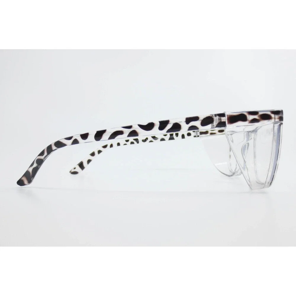 Joorti L-J-SG-Demi Animal Print Safety Glasses Clear Demo Lenses 51-21-125 39616